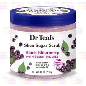 DR TEALS SCRUB BLACK ELDERBERRY 19 OZ (4)